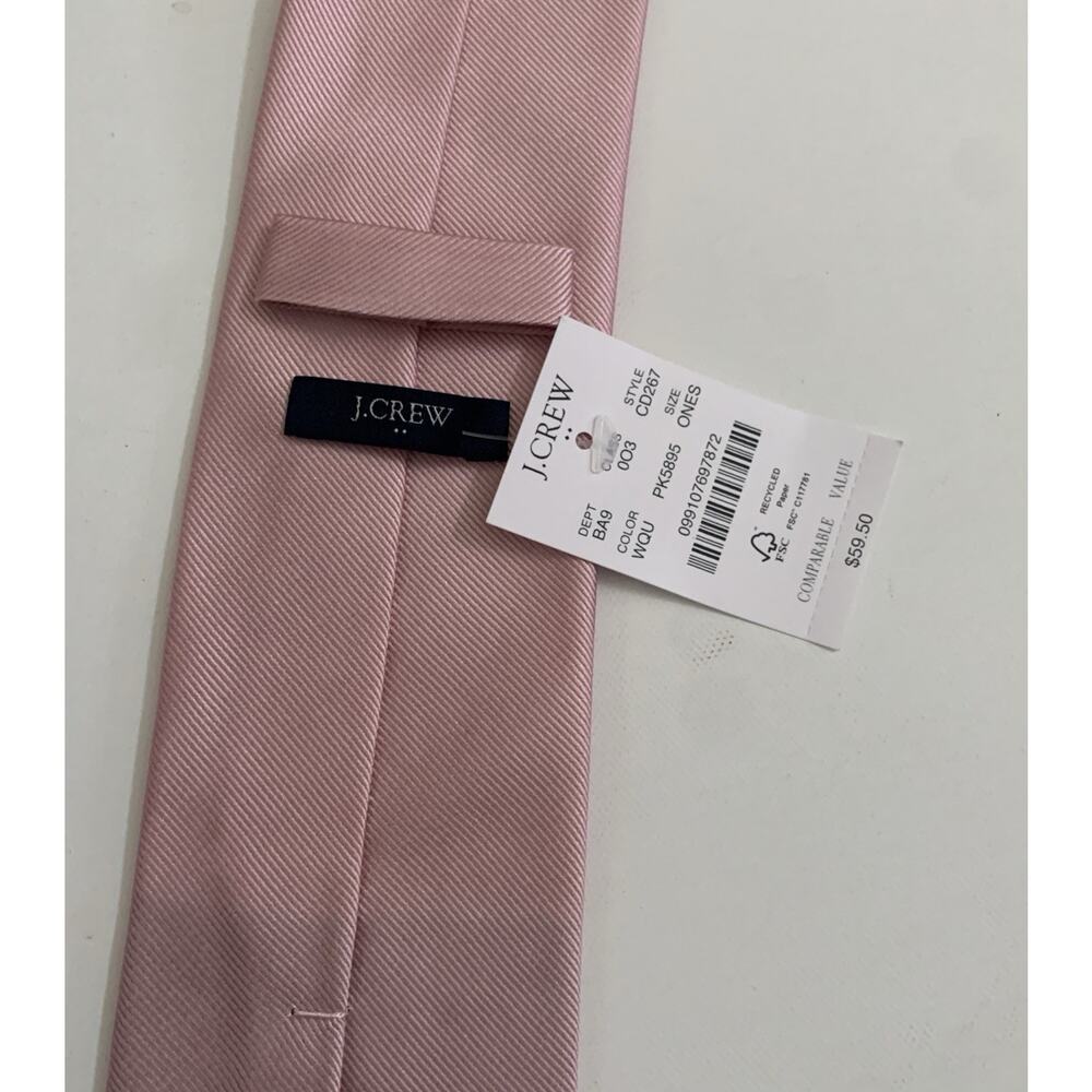 New J.Crew Men's Size 3''X 60'' 100% Silk Neck Tie Brand New - Picture 3 of 8